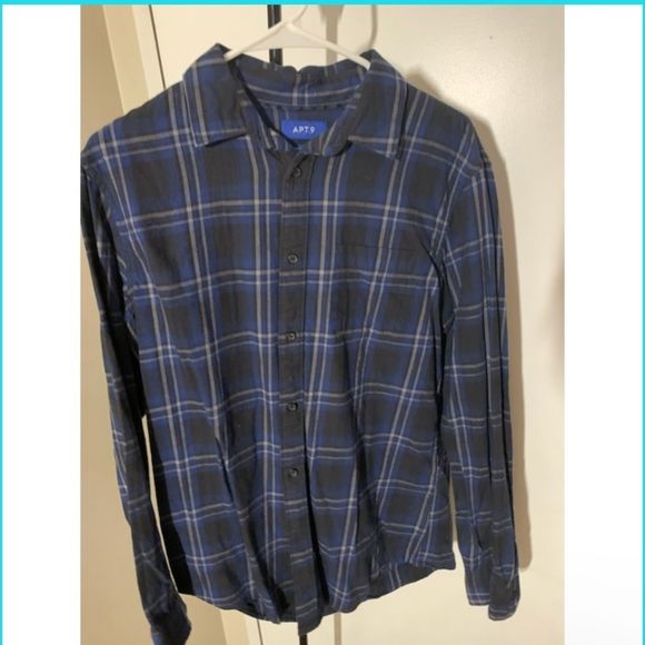 Mens Apt.9 Flannel - Picture 1 of 2